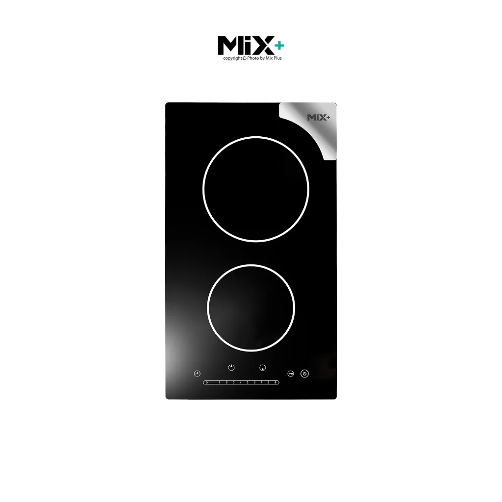 گاز رومیزی دو شعله شیشه ای میکس پلاس