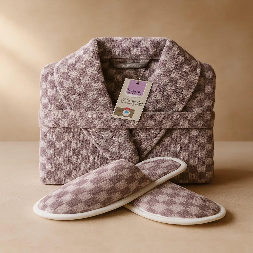 نیم ست حوله جاناتا ( بنفش )