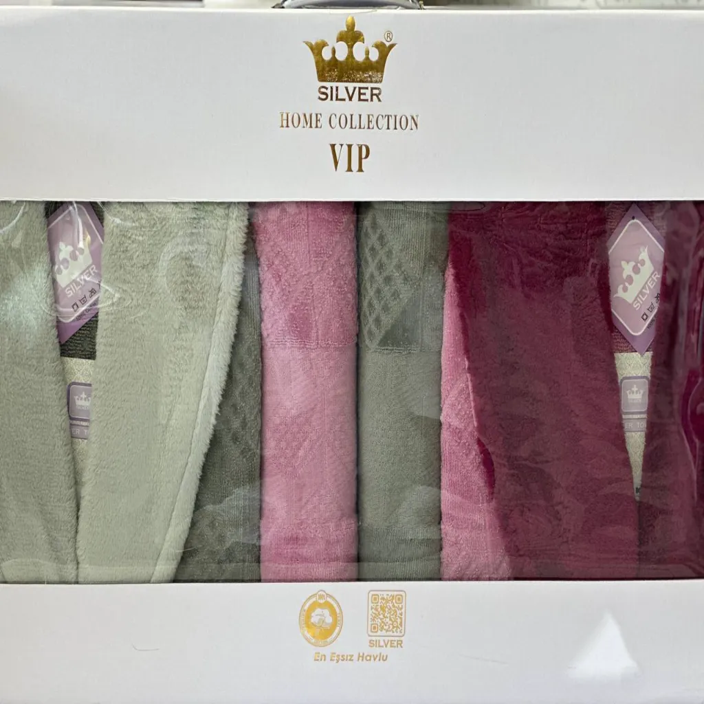 سرویس حوله عروس داماد (SILVER (02