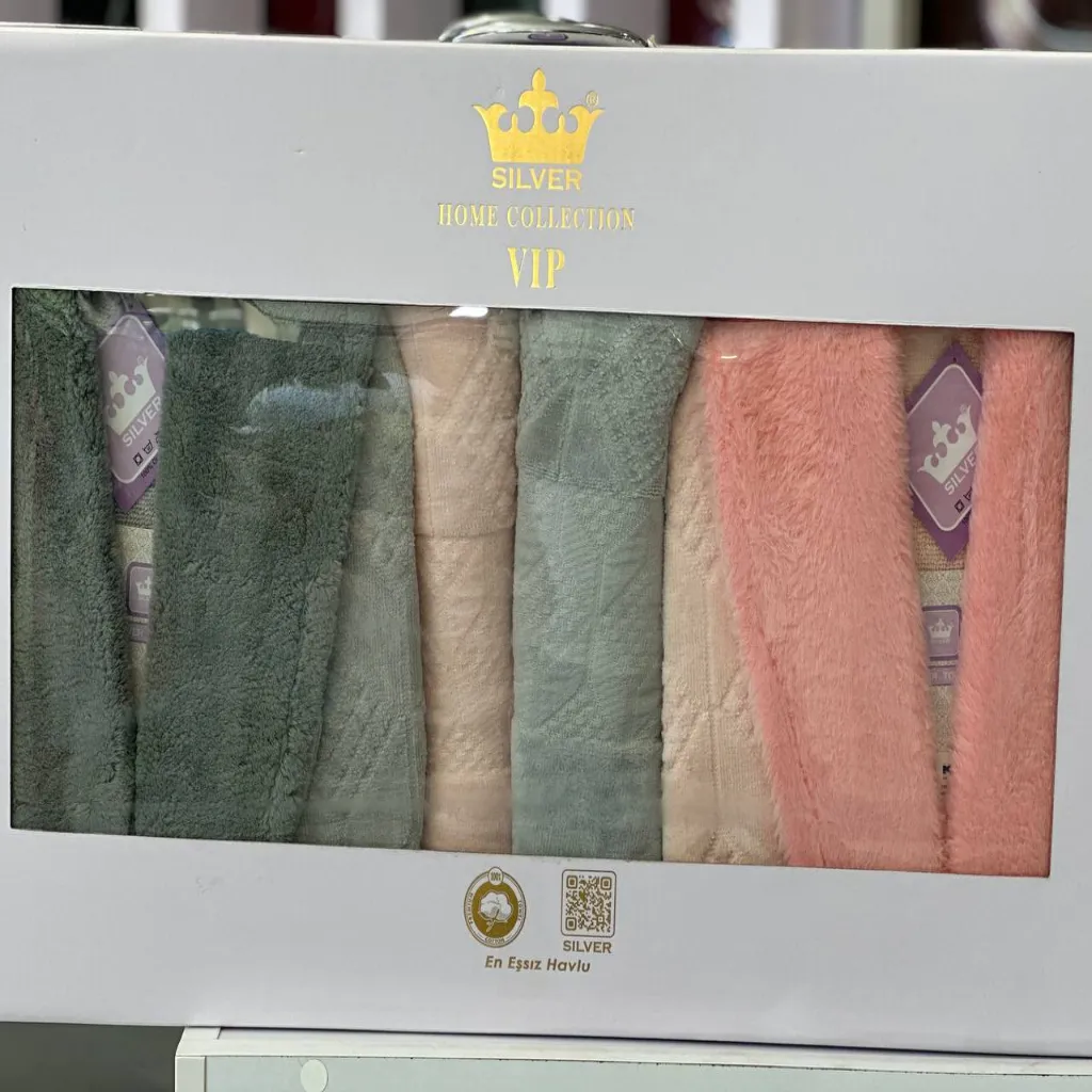 سرویس حوله عروس داماد (SILVER (04