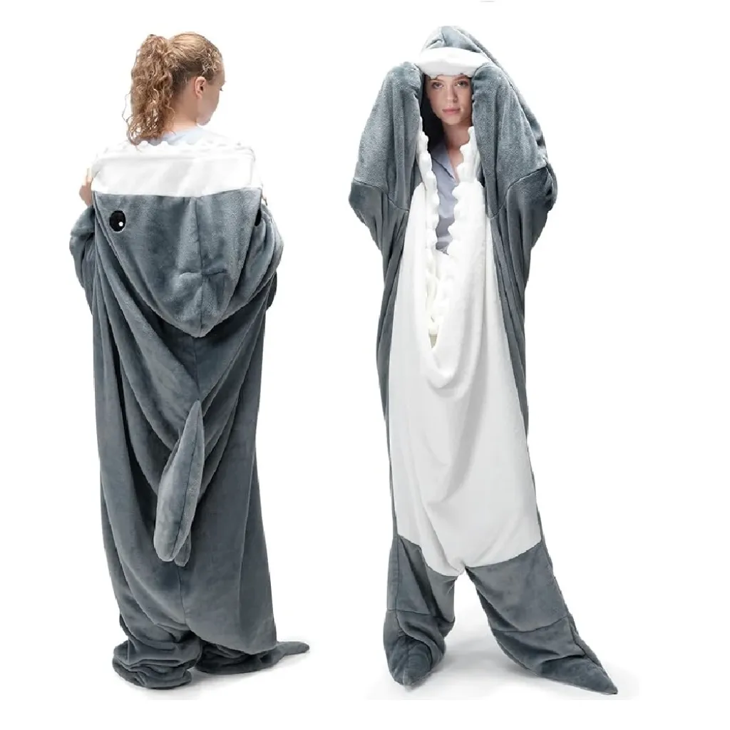 پتو کوسه ای طوسی M