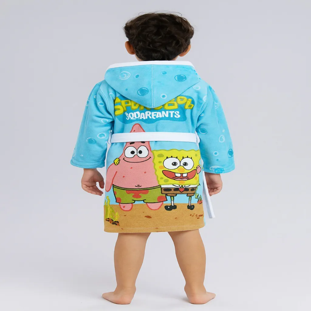 حوله پالتویی بچگانه POODIRAN مدل باب اسفنجی سایز 80