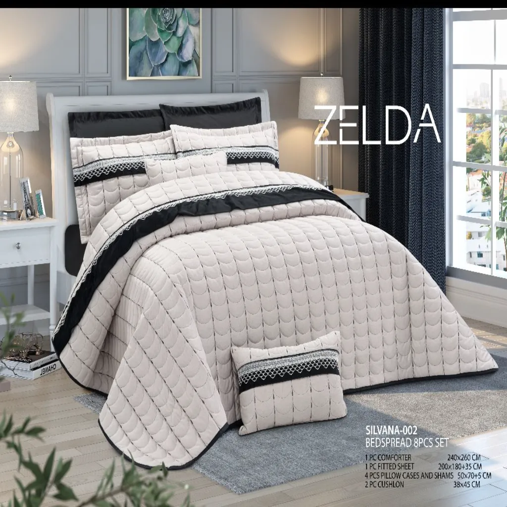 لحاف روتختی زلدا مدل سیلوانا✅