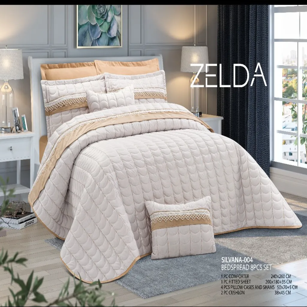 لحاف روتختی زلدا مدل سیلوانا✅