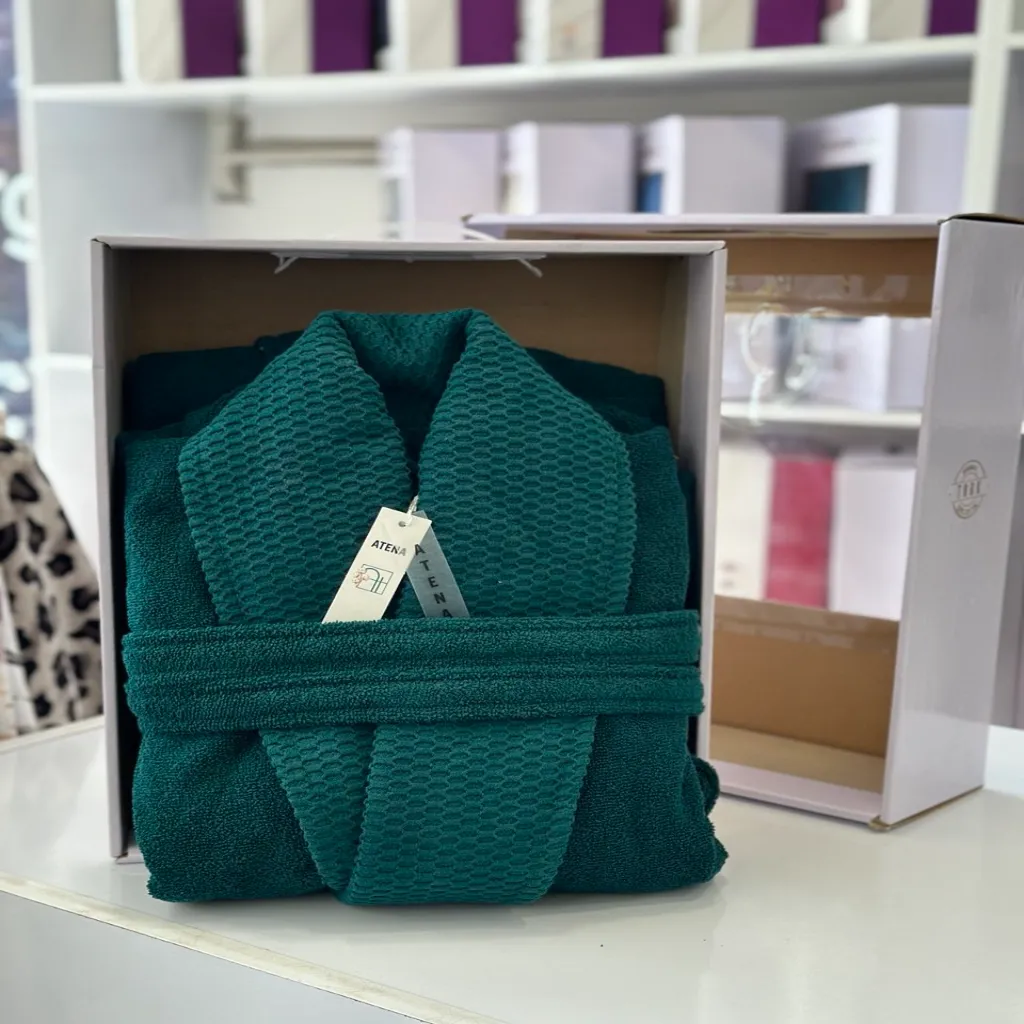 حوله تنپوش آتنا مدل کندو(سبز یشمی)