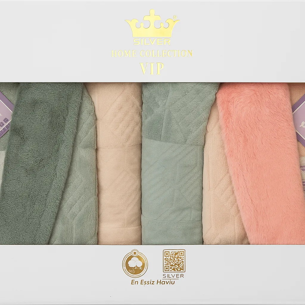 سرویس حوله عروس داماد (SILVER (04