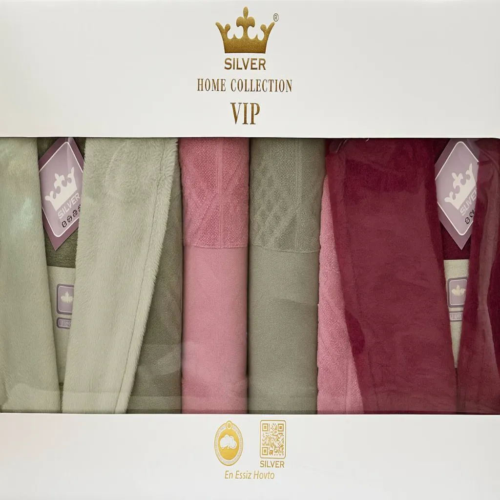 سرویس حوله عروس داماد (SILVER (02