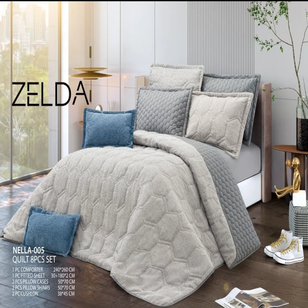 لحاف روتختی دونفره ZELLDA مدل NELLA