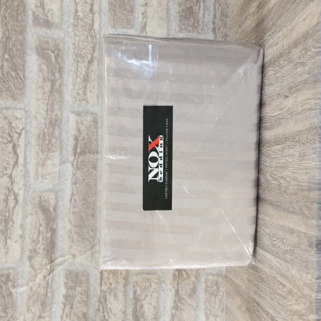 نیم ست ملحفه هتلی  ی�کنفره ( خاکی)