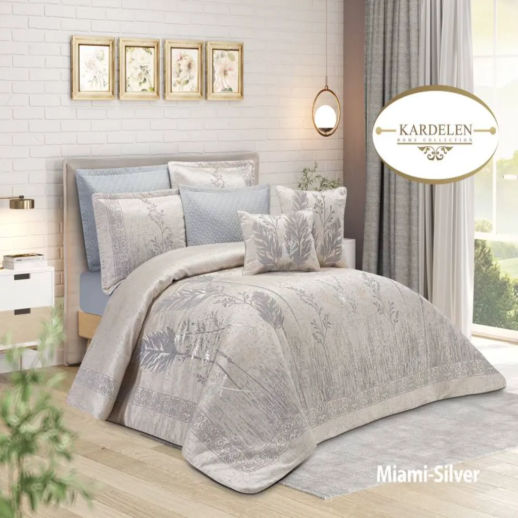 لحاف روتختی کاردلن مدل MIAMI (SILVER)