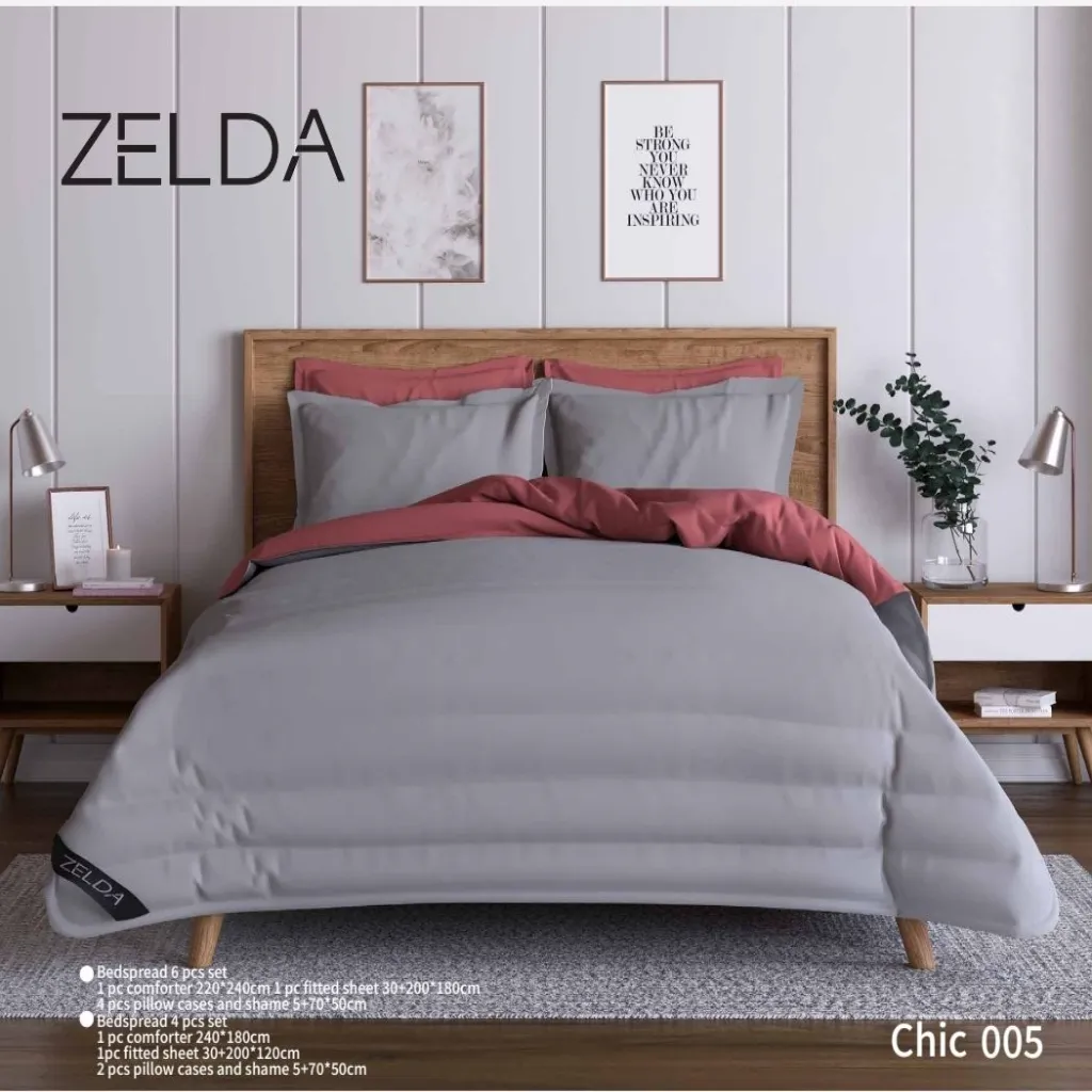 لحاف یکنفره زلدا مدل CHIC(005)