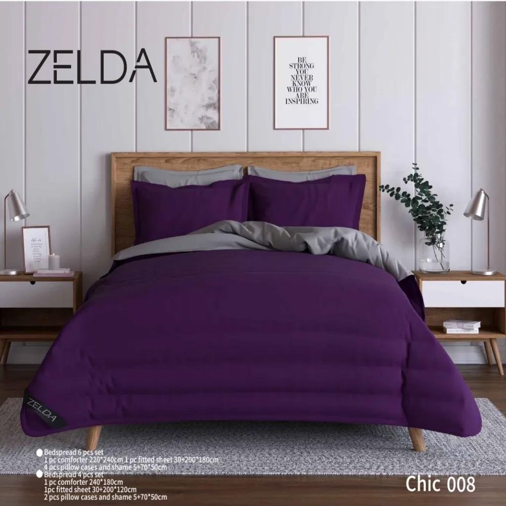لحاف یکنفره زلدا مدل CHIC(008)