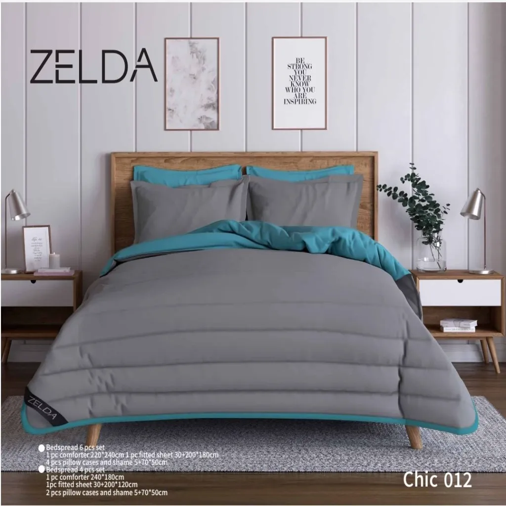 لحاف یکنفره زلدا مدل CHIC(012)