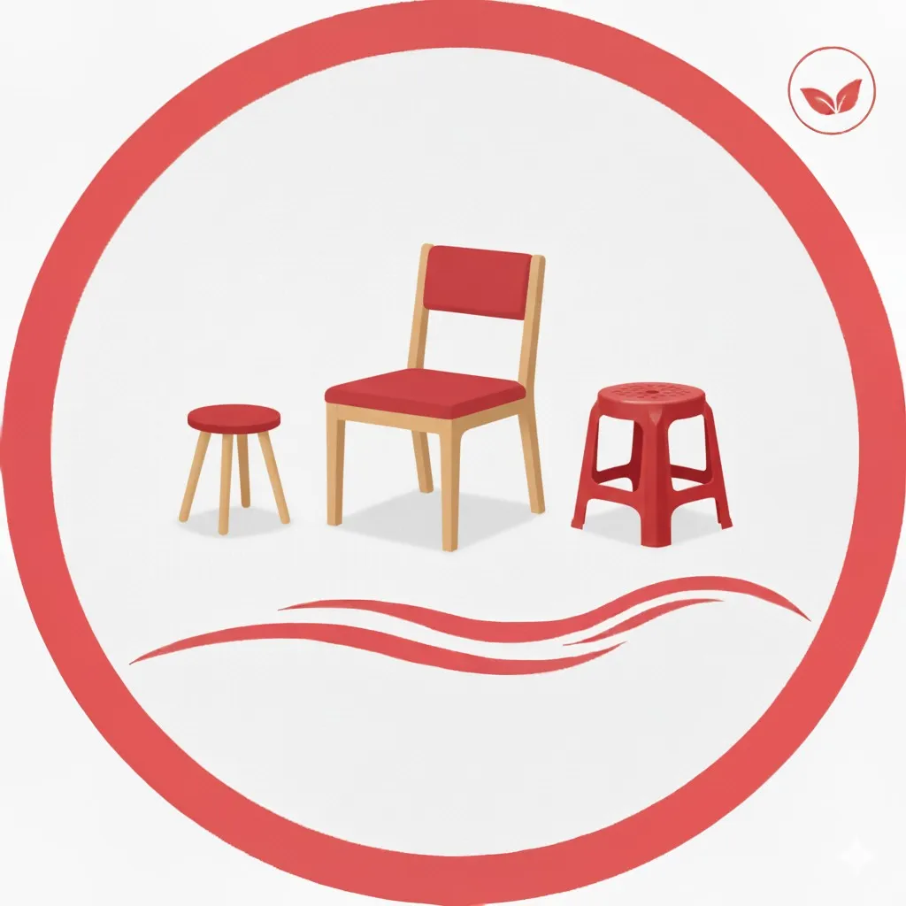 صندلی و چهارپایه