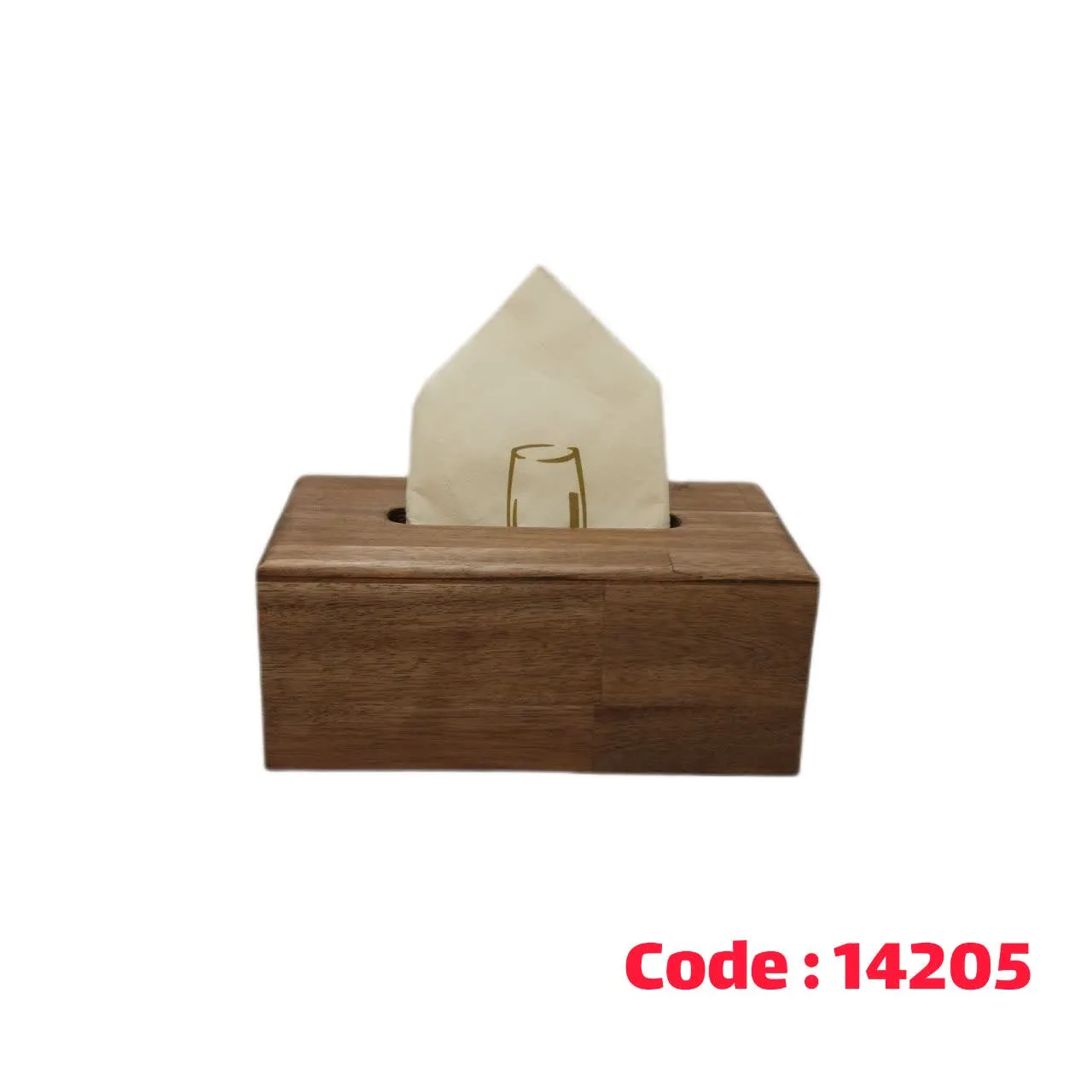  جا دستمال رومیزی چوب آکاسیا 25×15