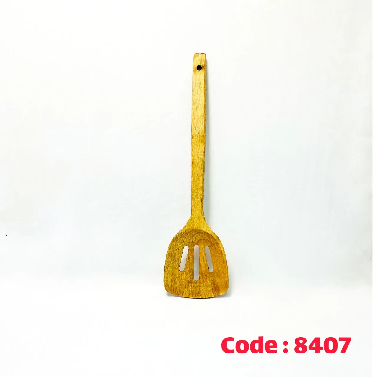  کفگیر برگردان تخت شیاردار چوبی G.R