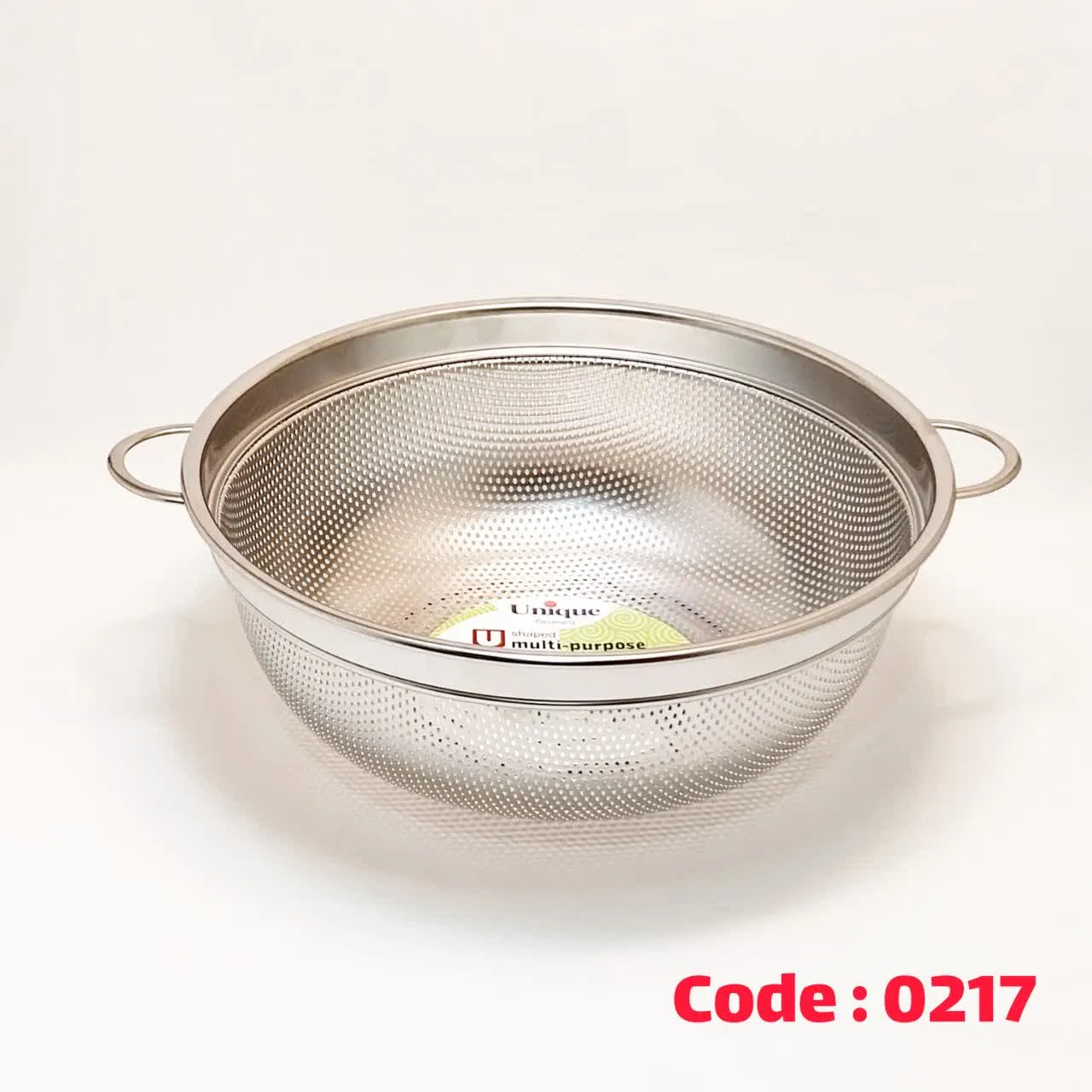 آبکش لبه دار پانچی 33 استیل