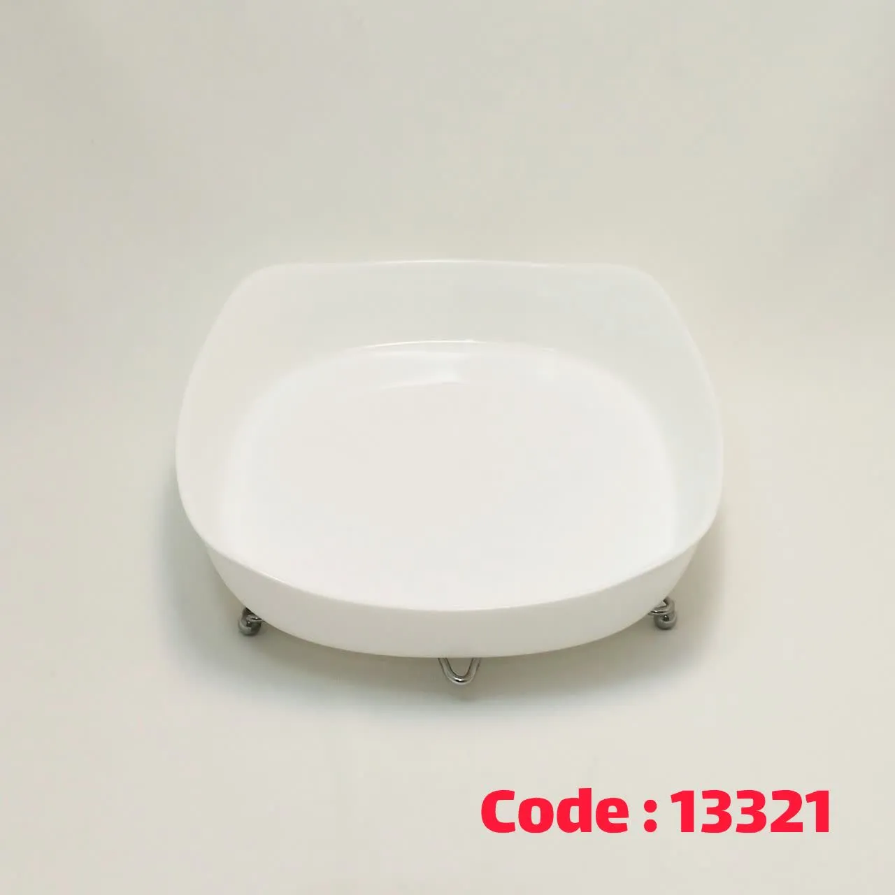 تابه 4 گوش 2 لیتر سفید فرانسه 26×26