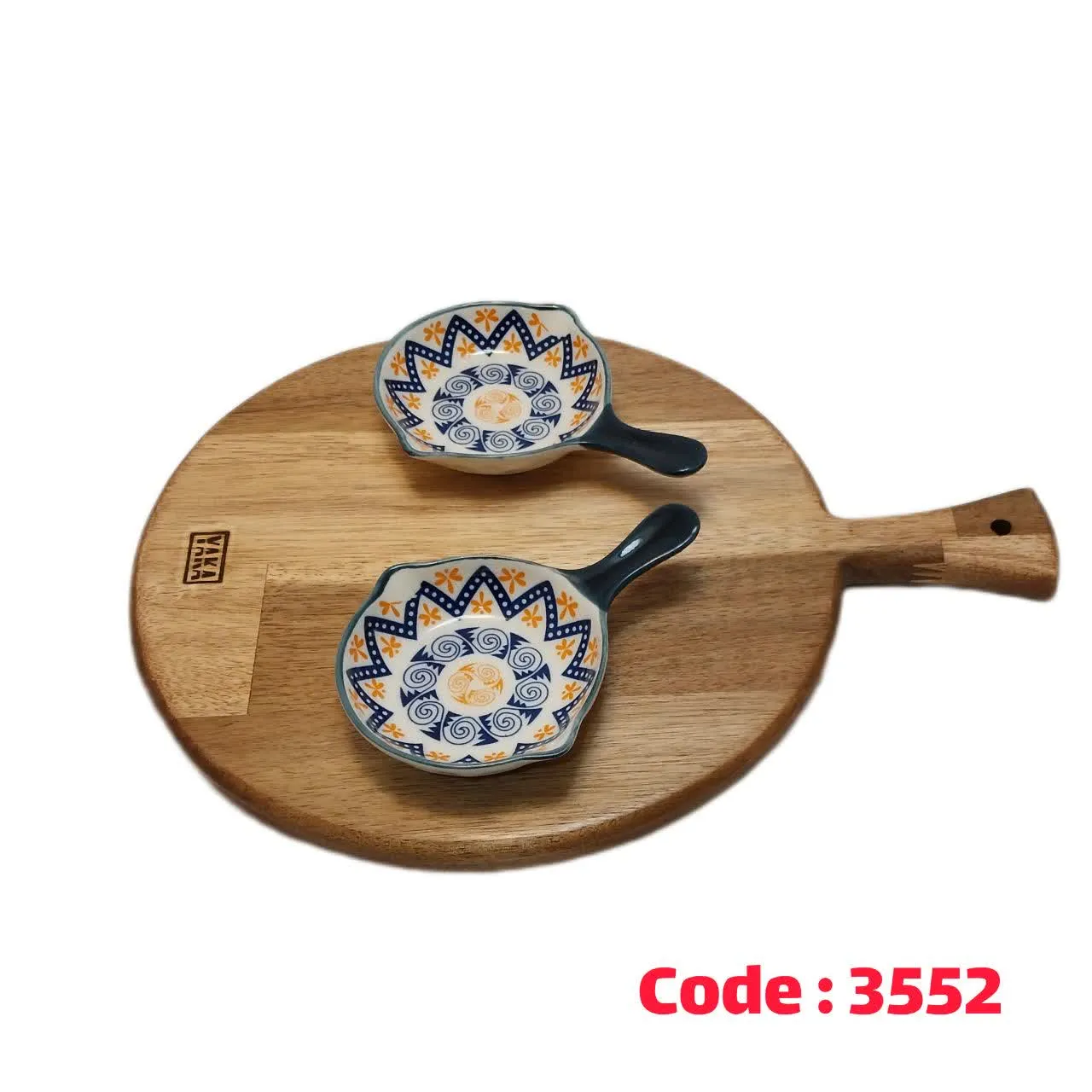 تخته سرو دسته دار 26 سانت 18 میل چوب تیره یاکا