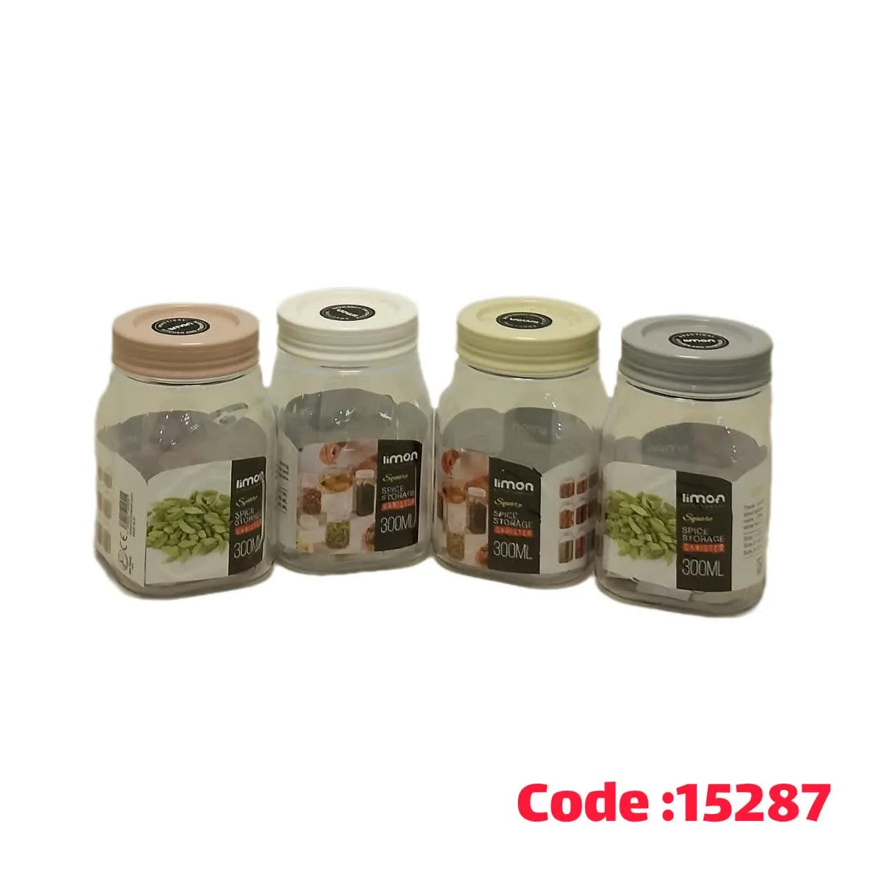جا ادویه 4 گوش پت 0.3 لیتر لیمون