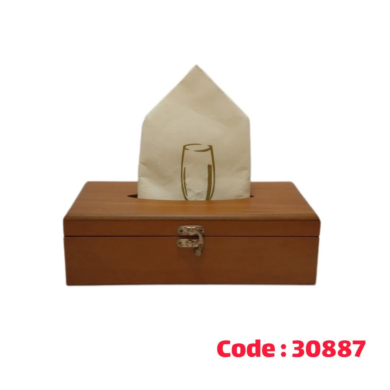 جا دستمال رومیزی 80012 چوب
