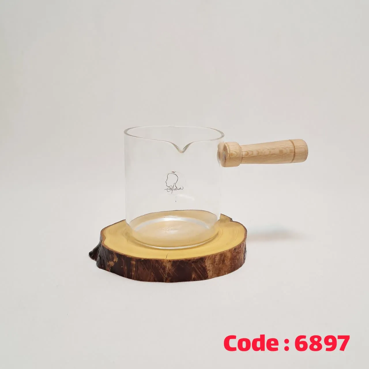 سس خوری تک لبه دسته چوب بزرگ پیرکس