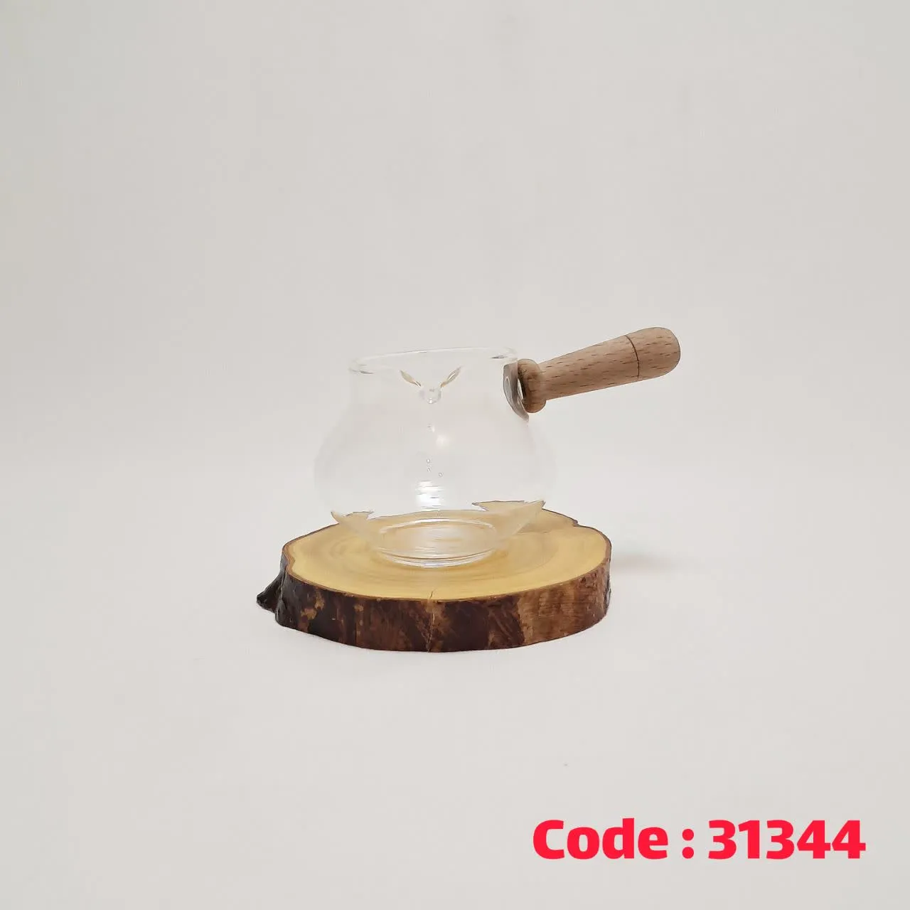 سس خوری خمره ای دسته چوب 073