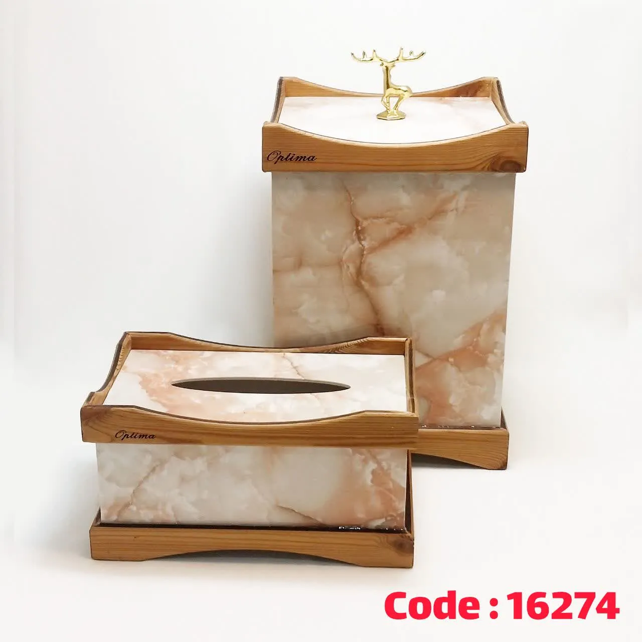 سطل دستمال 4 گوش ترمو