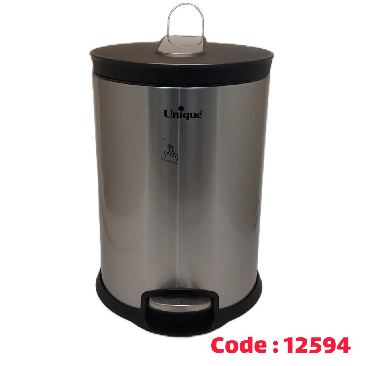 سطل پدالی 12 لیتر استیل 4420 یونیک