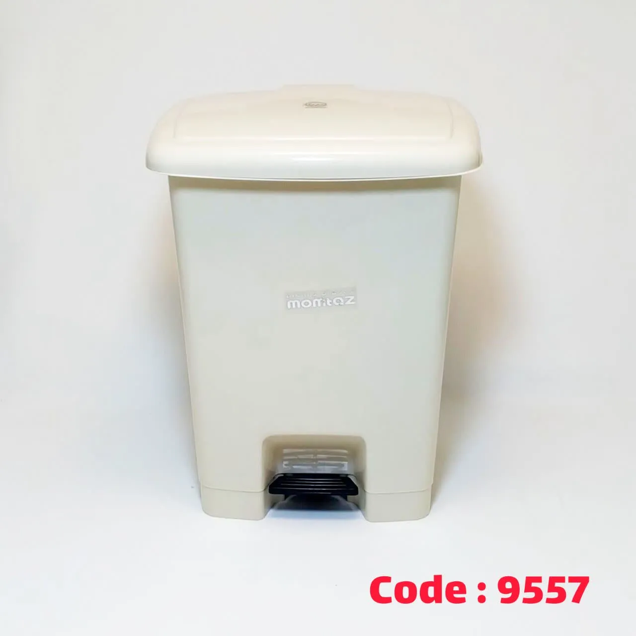 سطل پدالی 4 گوش وانیلی 710 پیشرو ممتاز