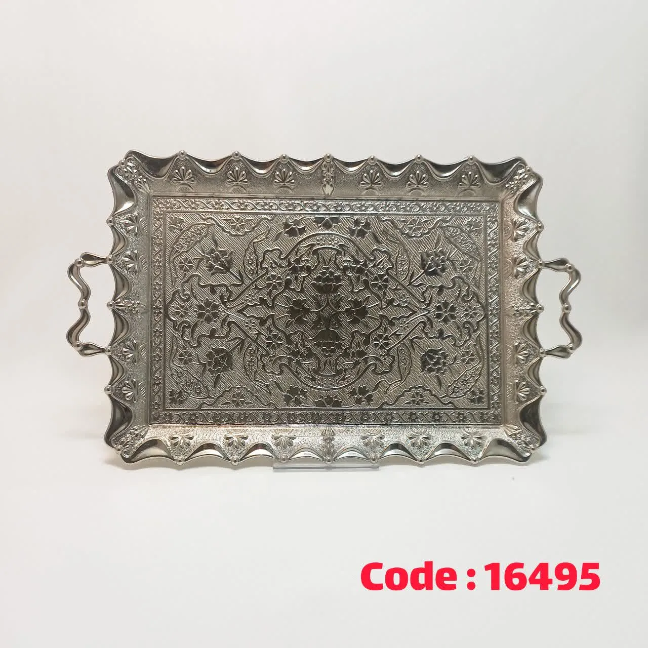سینی مستطیل سیلور 3006 فلزی آسیا