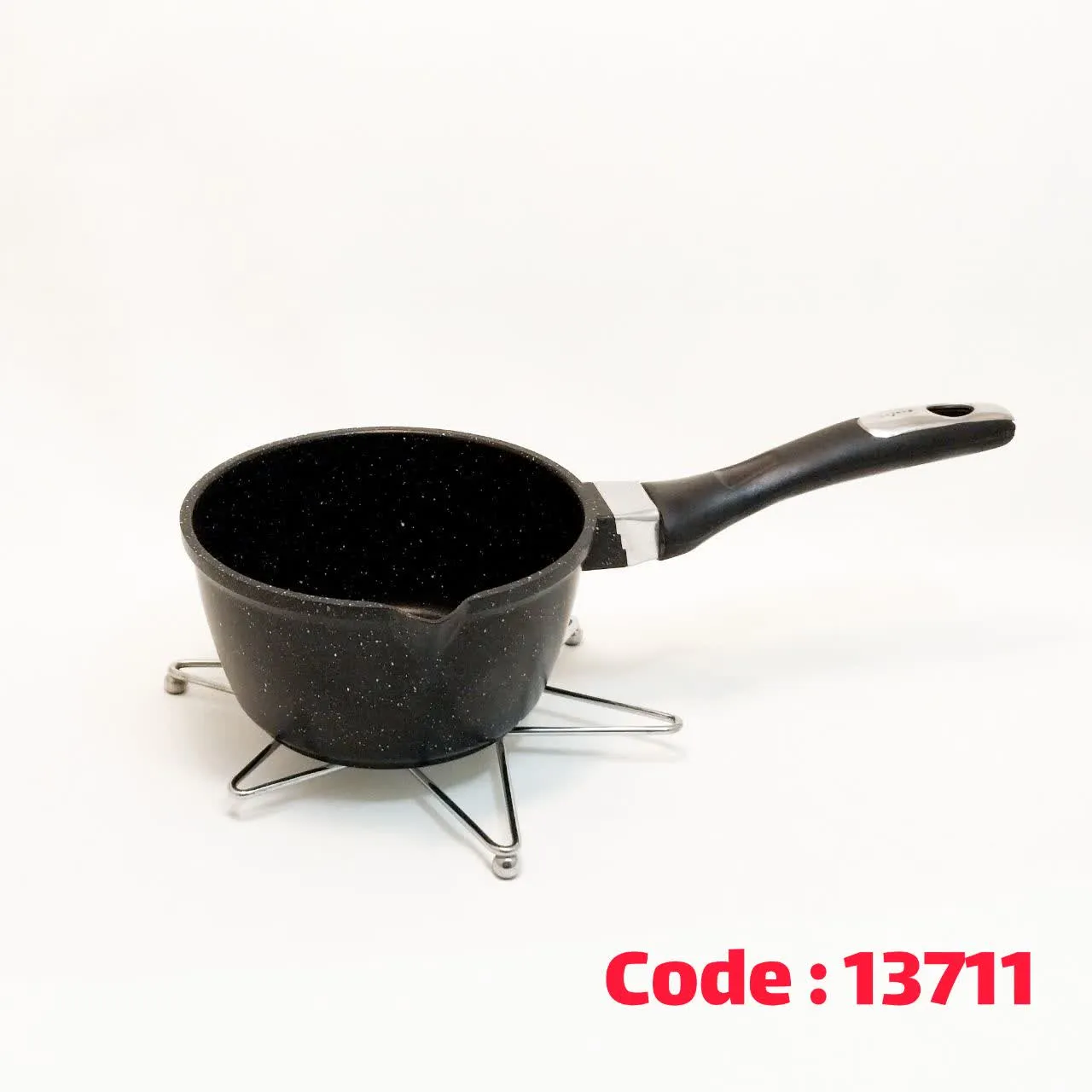 شیرجوش 16 گریپ مشکی 316 تفلون زرساب