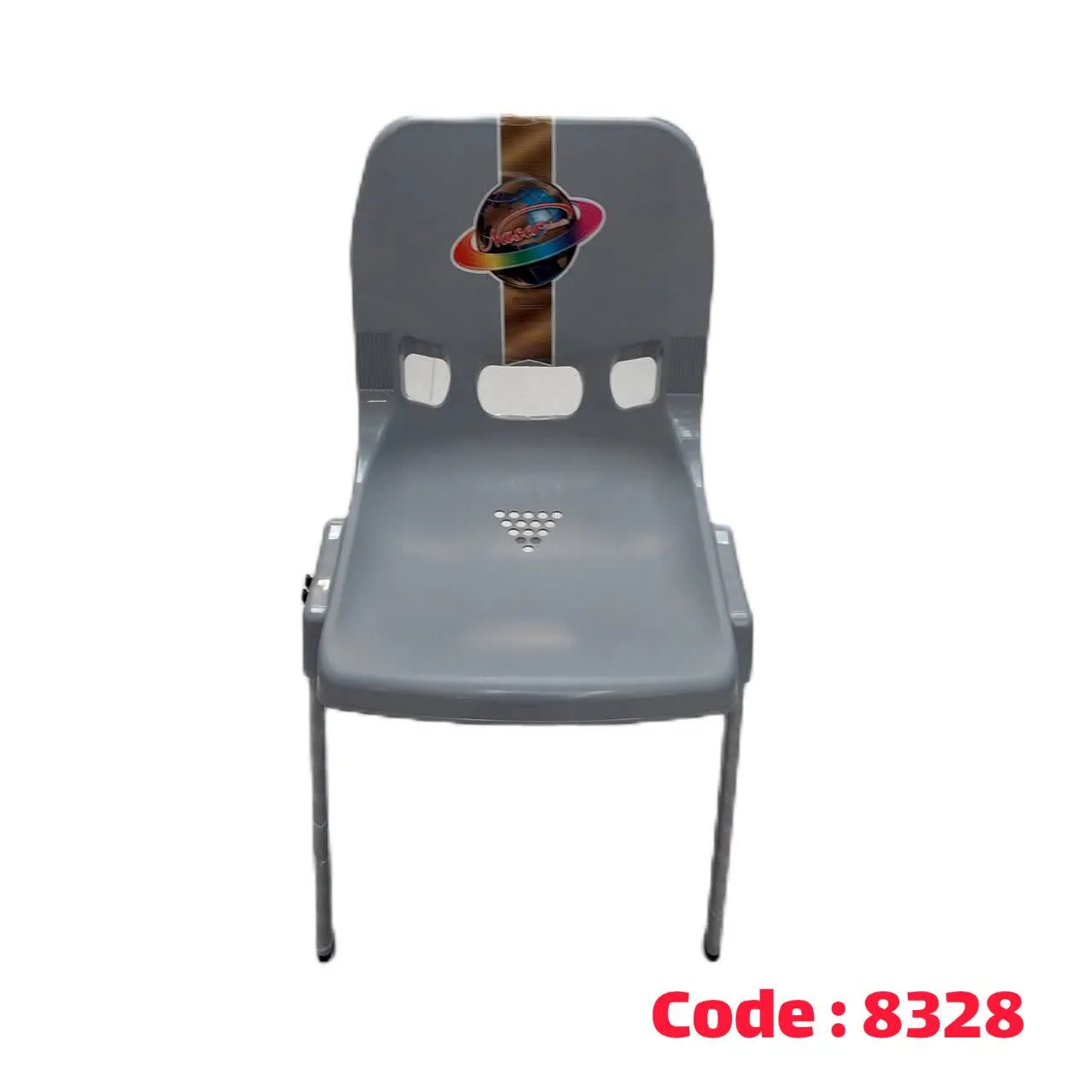 صندلی پایه فلزی طوسی روشن 880 ناصر