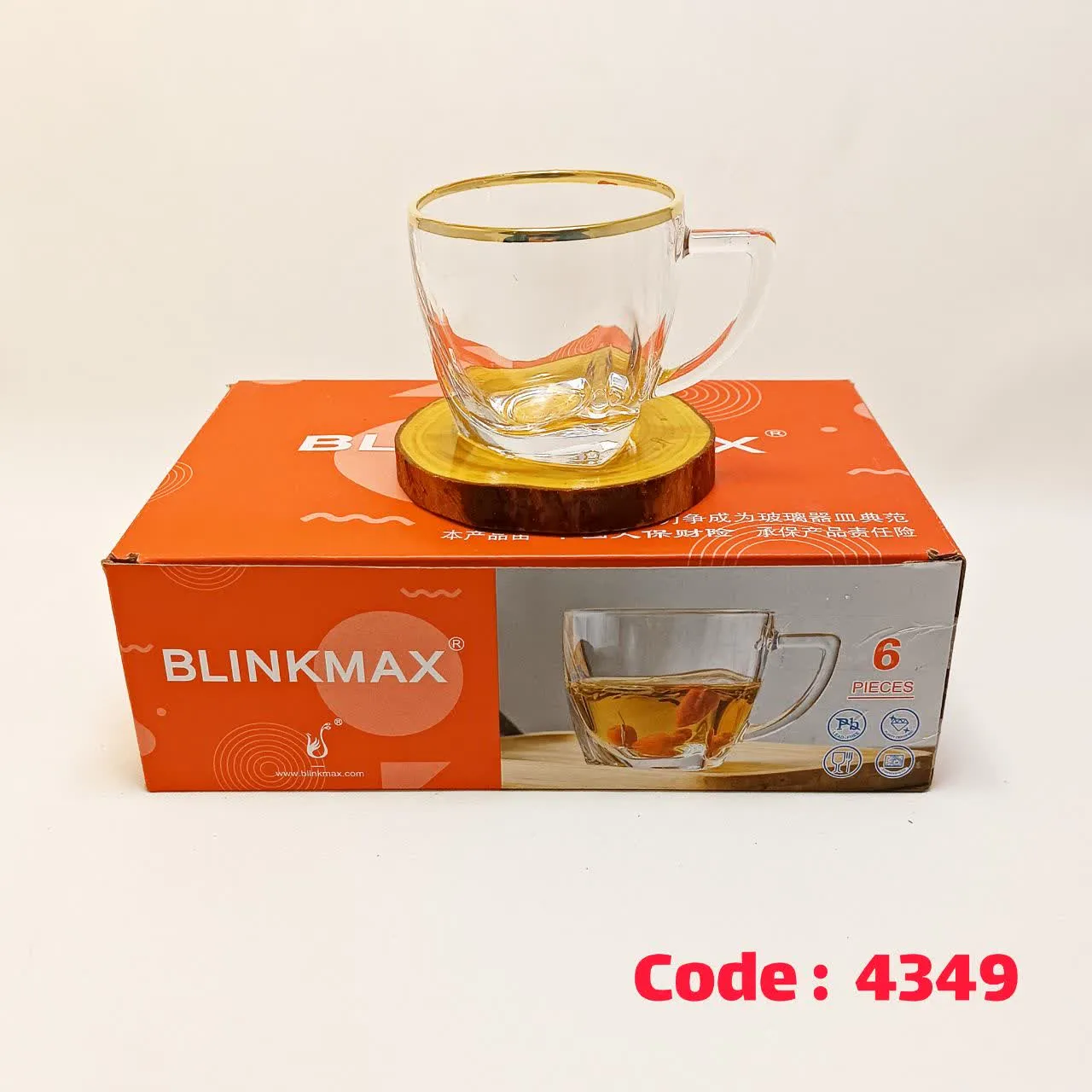 فنجان 3 گوش ونا 141 مکس لب طلا چین