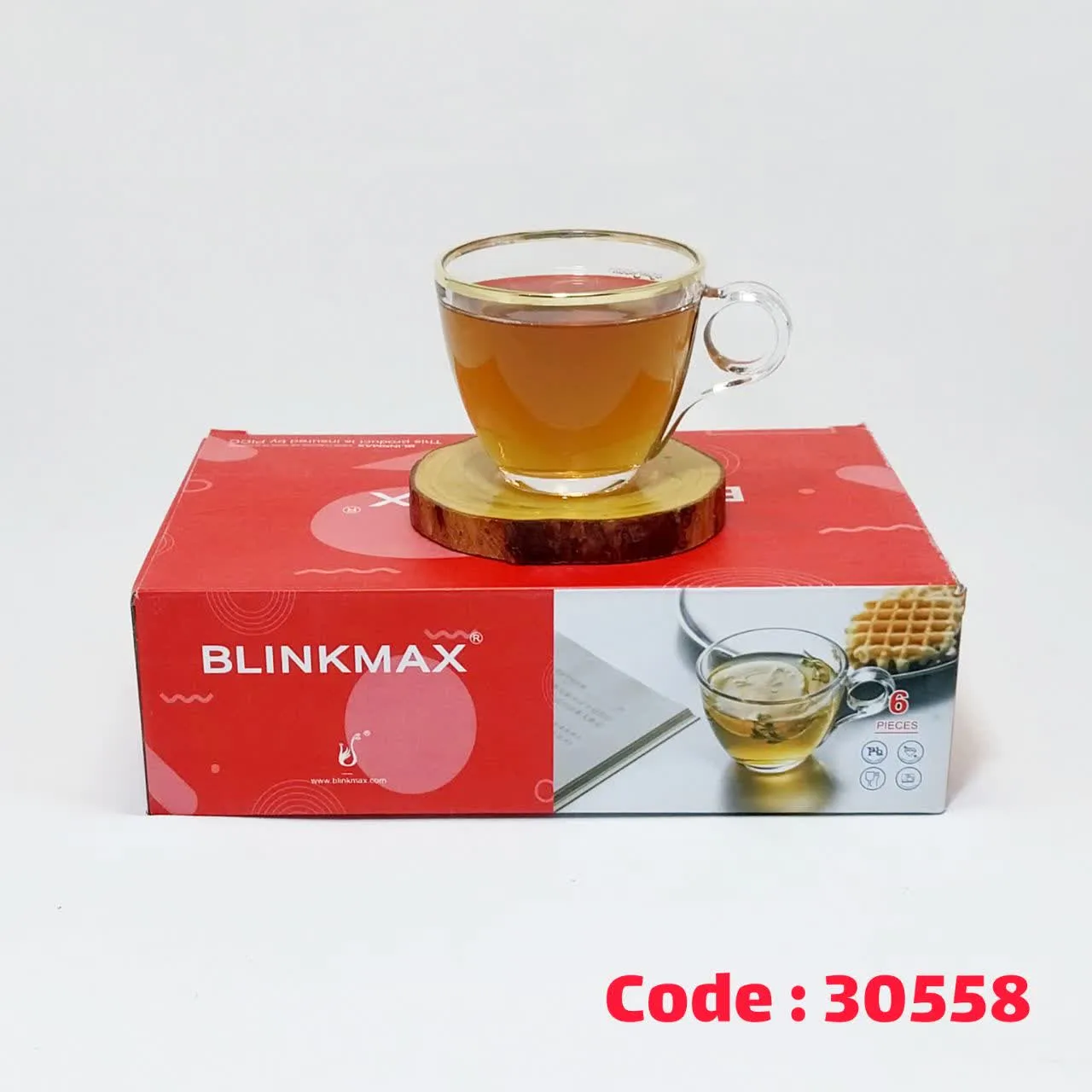 فنجان چری 95 مکس لب طلا چین
