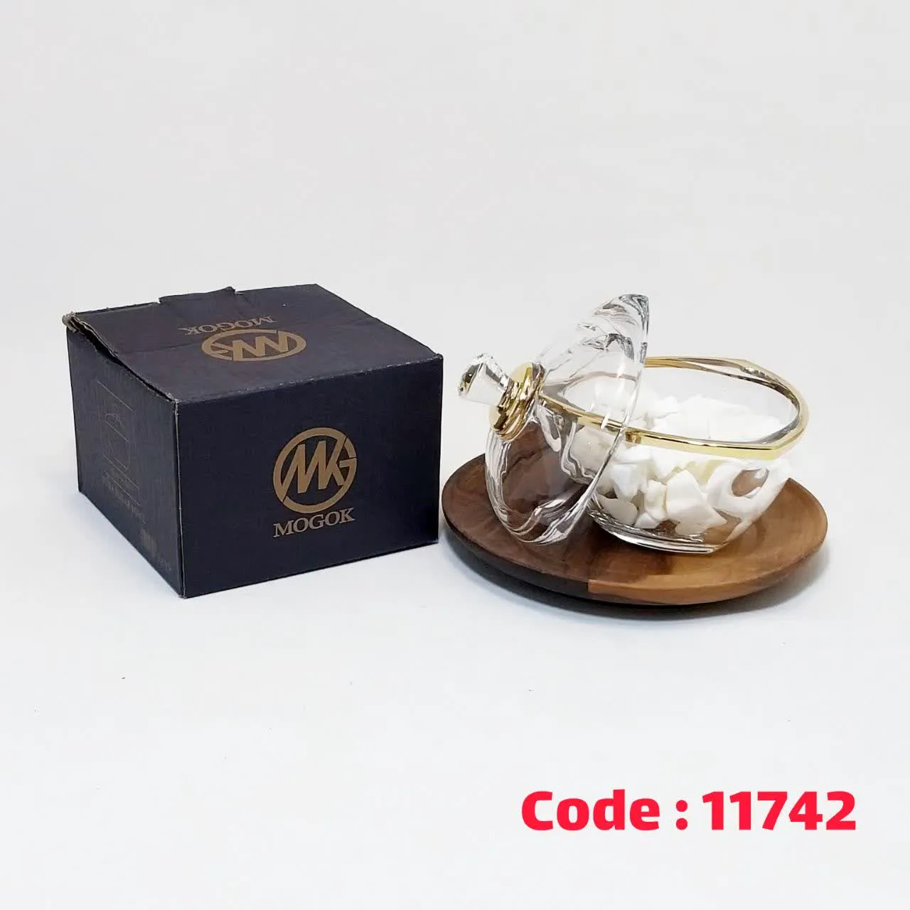 قندان 3 گوش ونا لب طلا 4624 چین