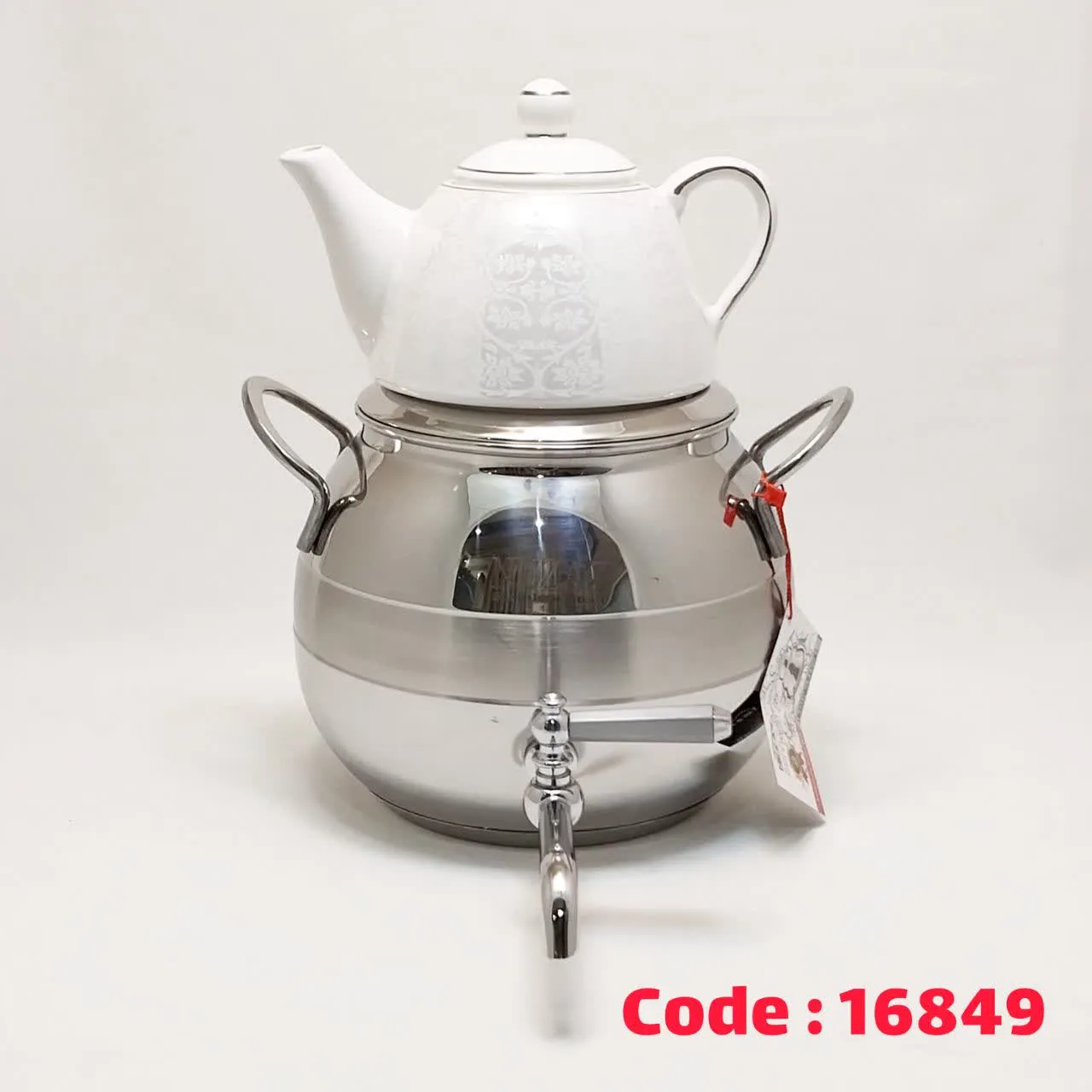 قوری کتری 4.5 لیتر استیل 1800 نزاز (یونیک)