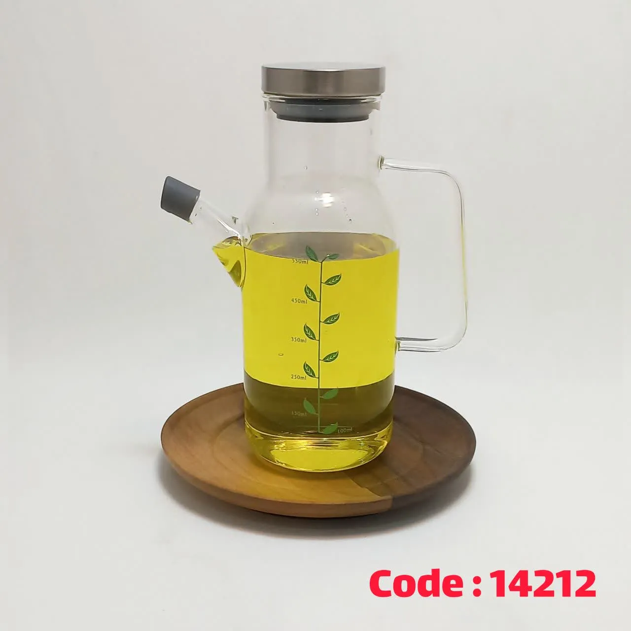 پارچ روغن مدرج 0.550 لیتر درب استیل 22074 پیرکس