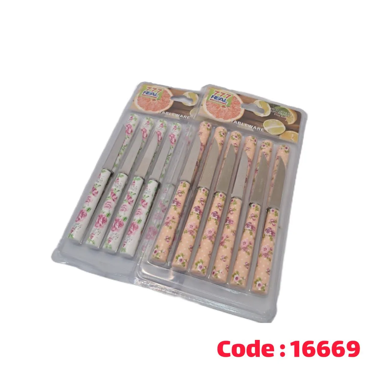کارد میوه تک طرحدار جعبه طلقی طرح آنجل
