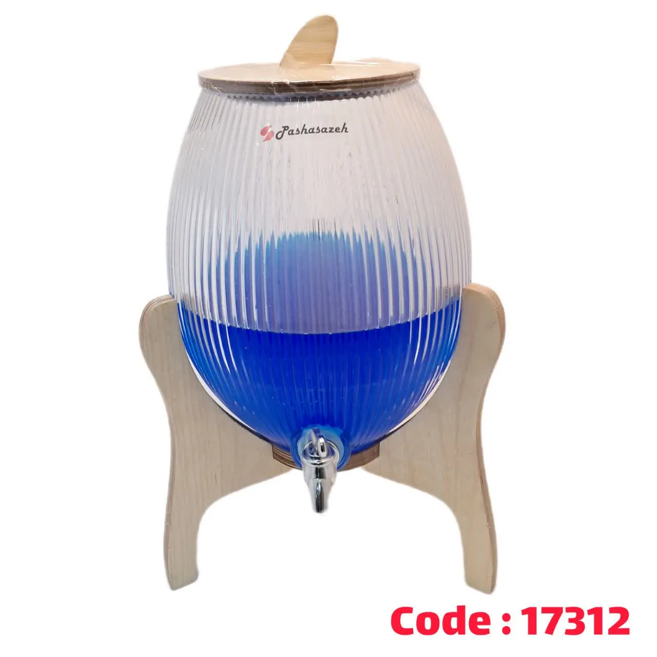 کلمن 5 لیتر لیندو بیضی زیر چوب 43152 بلور پاشا سازه 