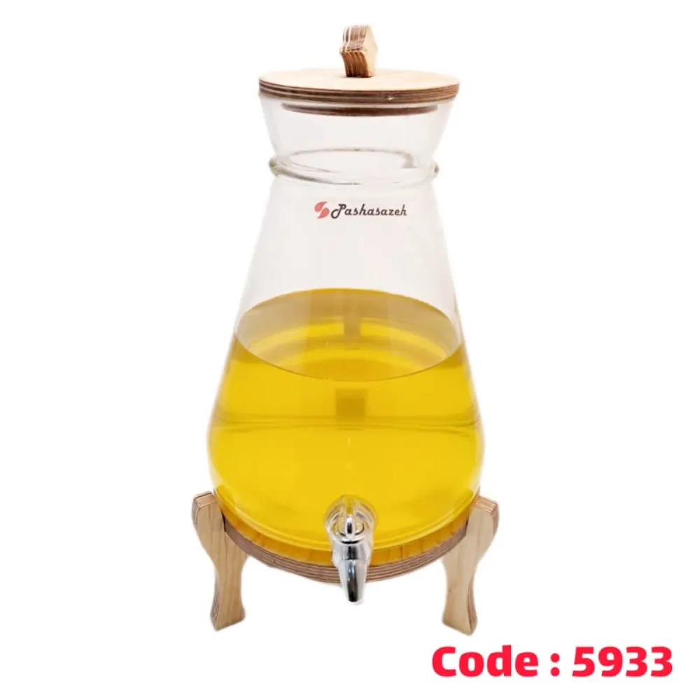 کلمن کوزه ای زیر چوب 43027 بلور پاشا سازه 